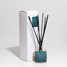 Load image into Gallery viewer, Reed Diffuser in clear bottle with black reeds
